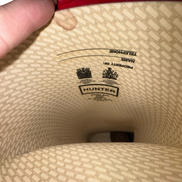 Hunter Original Tall fishermancore Red Rain Boots Women’s Wellington heritage 9 - Picture 8 of 9